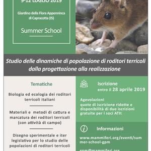 LIFE PonDerat at the Summer School of the Italian Mammal Society (ATIT) - Picture n. 4